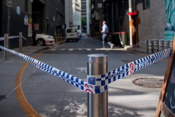 The man was injured at Eagle Lane in Brisbane.  (file photo)
