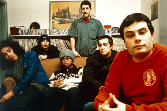 Musical pioneers: The Avalanches pictured in 2000.