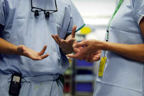 Almost 5000 Queensland Health staff were furloughed due to COVID infections or quarantine directions as of Thursday.