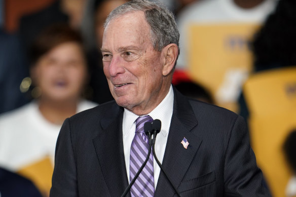 Democratic contender Michael Bloomberg.