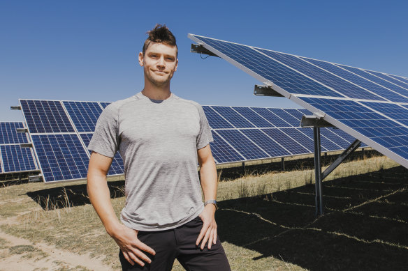 Sunny side up: Solcast co-founder, Nick Engerer, is working on technology to improve forecasting of weather changes to assist the integration of more renewable energy.