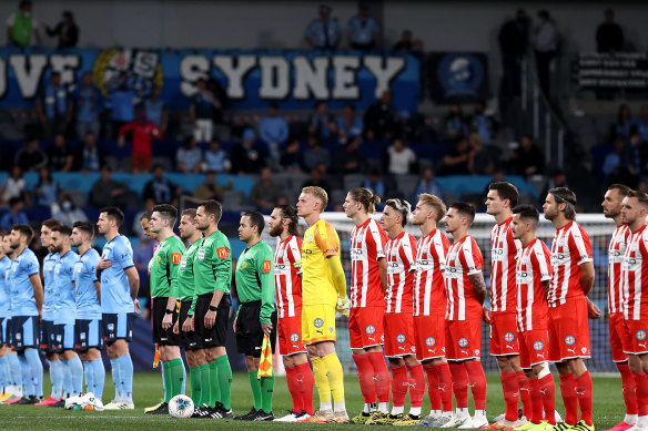 Sydney FC and Melbourne City played last year’s grand final at Bankwest Stadium.