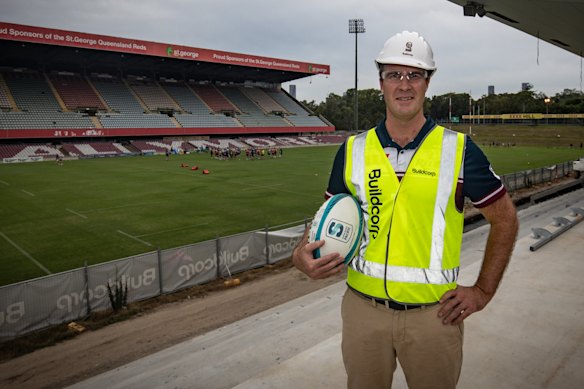 QRU chief executive David Hanham at the soon-to-be-redeveloped Ballymore.
