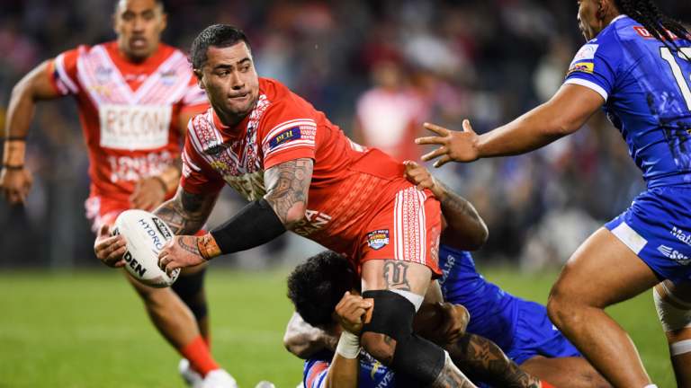 Inspiration: Tonga skipper Sika Manu says he watches YouTube clips of Fifita and teammate Jason Taumalolo.