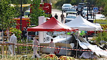 A plane carrying 11 people crashed in north-east France, killing all on board.