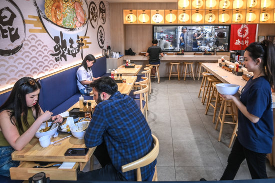Kajiken specialises in a style of ramen that’s rarely seen in Australia.
