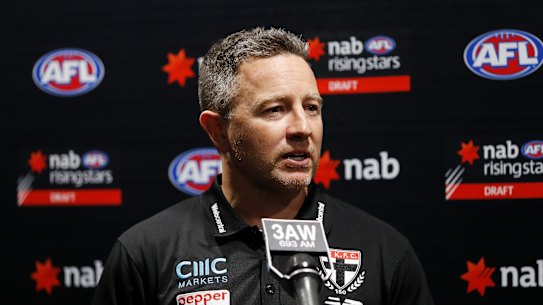 Outgoing Saints list boss James Gallagher.