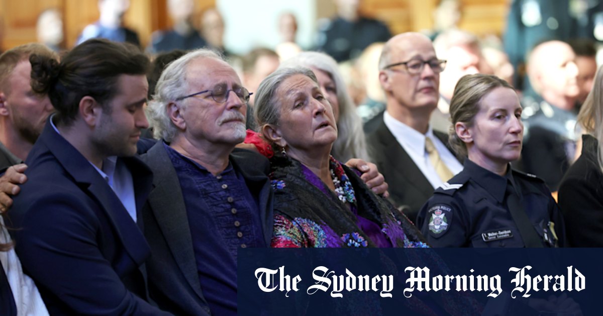 The ranks of blue farewell a brother and a family mourns a son
