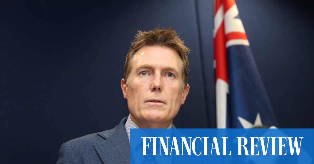 James Hooke, a former boyfriend of Christian Porter's ...