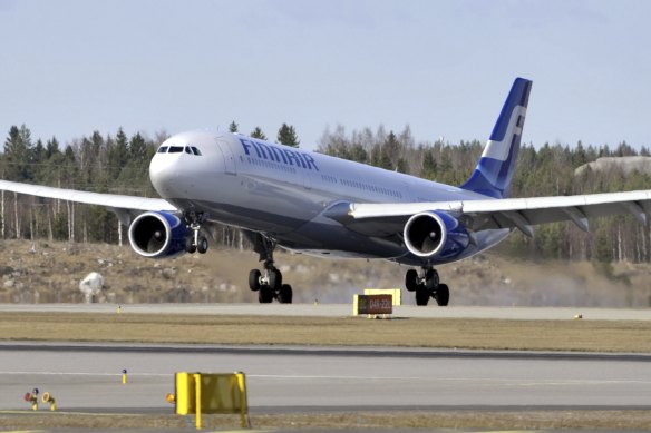 Finland’s national carrier said it is suspending flights to Estonia’s second largest city for a month after two incidents of GPS disruptions last week.