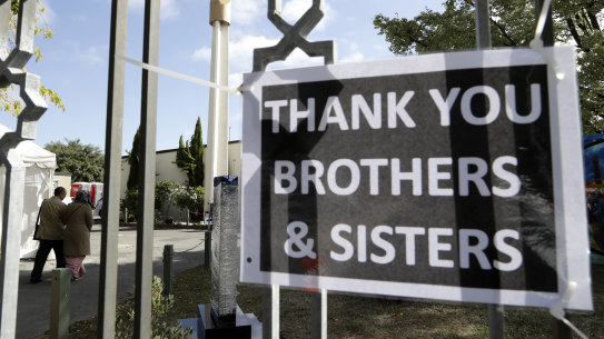The Al Noor mosque in Christchurch.