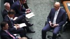 Opposition Leader Peter Dutton (right) has rejected Labor’s tax cuts.