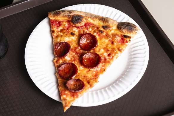 Pepperoni pizza.