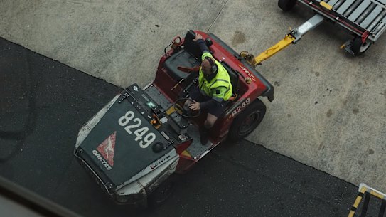 Qantas says 2000 more jobs will go with the outsourcing of all ground handling work. 