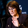 Reserve Bank of Australia governor Michele Bullock after the RBA board decided to keep rates on hold.