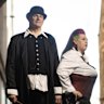 Christiaan and Annmarie Sloane in Melbourne ahead of the Wimmera Steampunk Festival in Dimboola.
