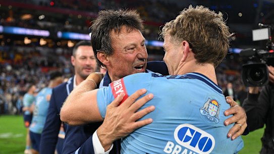 Laurie Daley está comemorando o incrível sucesso da série original de Blayke Brailey.