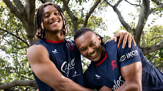 Roosters recruits Dominic and Alex Young.