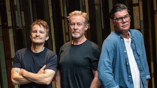 Damon Herriman, Richard Roxburgh, and Toby Schmitz star in Art.