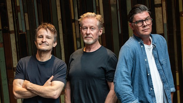 Damon Herriman, Richard Roxburgh, and Toby Schmitz star in Art.