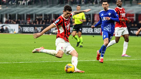 Italian soccer giants AC Milan were lined up for an historic Serie A fixture – in Perth.