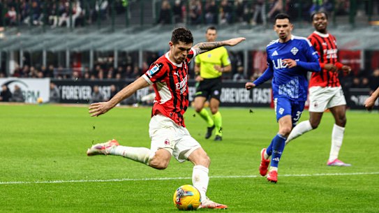 Italian soccer giants AC Milan were lined up for an historic Serie A fixture – in Perth.