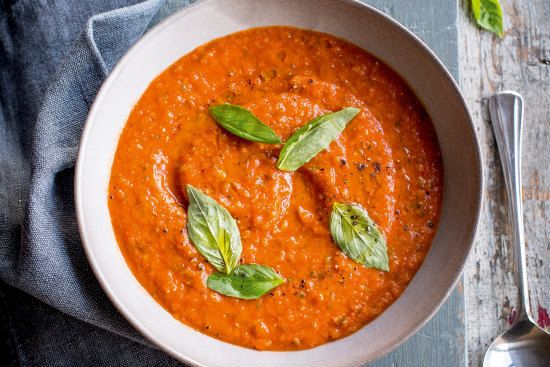 Speedy tomato soup.