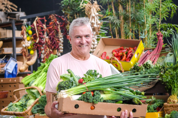 Neil McMahon stocks up at Prahran Market.