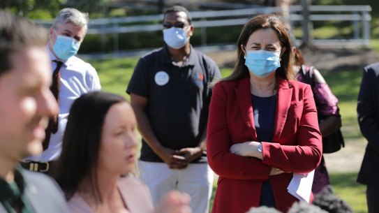 Queensland Premier Annastacia Palaszczuk has warned it may be “too late” to move the border with New South Wales south to the Tweed River to allievate issues with the border crossing.