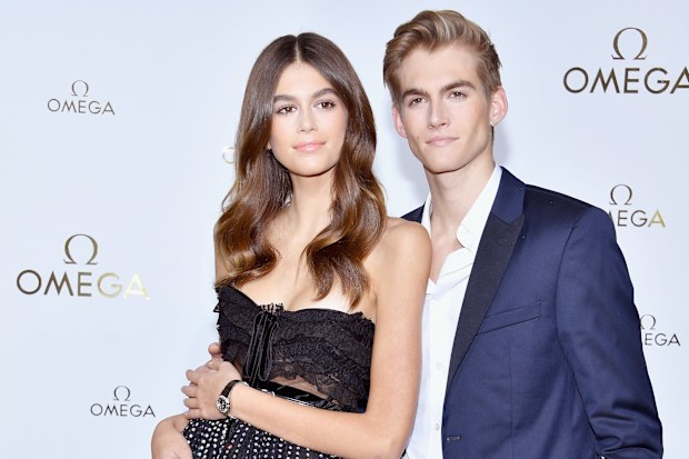 Kaia Gerber and Presley Gerber.