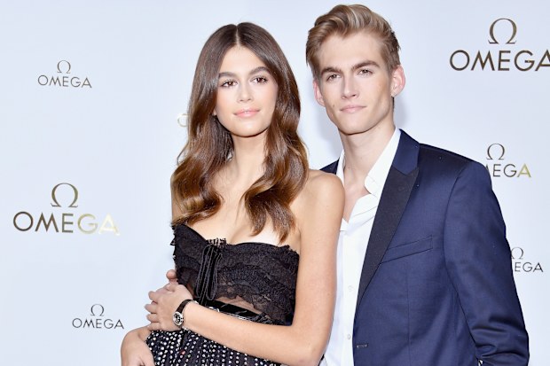 Kaia Gerber and Presley Gerber.