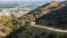 The Runyon Canyon hike above Hollywood.