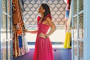 Anna loves colour and Matteau sundresses ticks all her fashion must-haves.