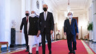 Quad leaders, from left, Scott Morrison, Narendra Modi, Joe Biden and then-Japanese prime minister Yoshihide Suga in Washington in September. The asymmetry of Biden’s China policy increases the danger of what everyone fears - a conflict.