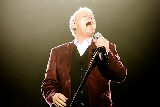 Farnham in full voice at One Electric Day on Cockatoo Island, Sydney, in 2019. “The good news is my vocal cords haven’t been affected by the radiation treatment I’ve had – yet,” he says now.