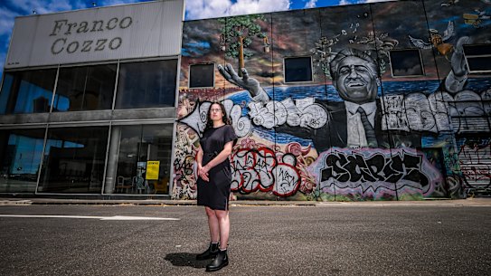 Sophie Vassallo is objecting to the Moon Dog plan for the Franco Cozzo building.