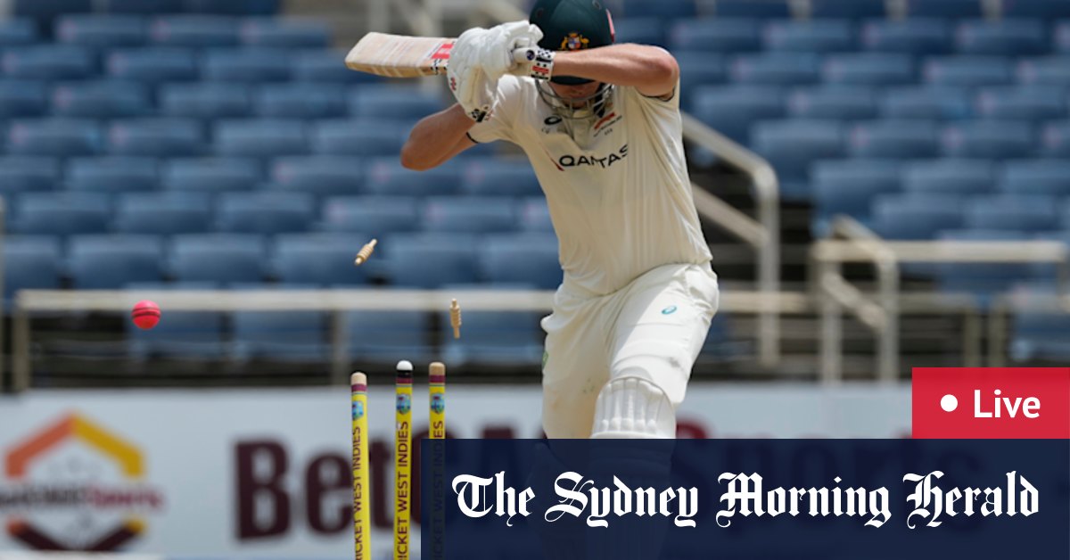 Test cricket LIVE: Green, Cummins fall early as Australia chase crucial fourth-innings lead