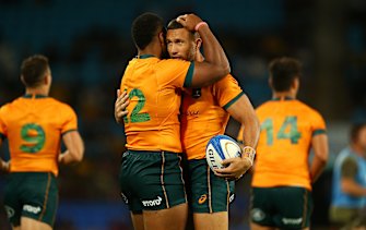 Dream pairing: Kerevi and Quade Cooper have been rooming together.