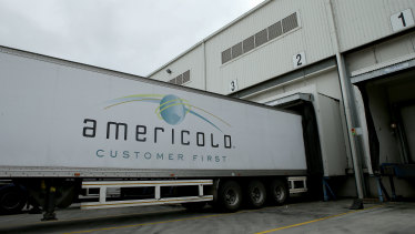An Americold cool storage facility in Melbourne, Australia.