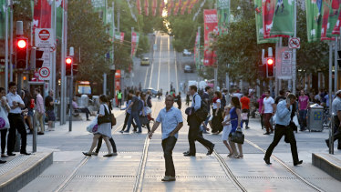 Melbourne’s population grew by 2.7 per cent last year.