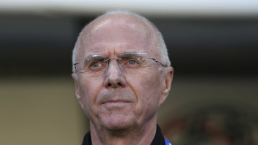 Still going: Sven-Göran Eriksson, fresh from guiding the Philippines at the Asian Cup, wants to coach Brisbane Roar. 