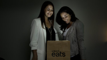 Susan Anderson, Uber general manager and right Jodie Auster, Uber Eats general manager.