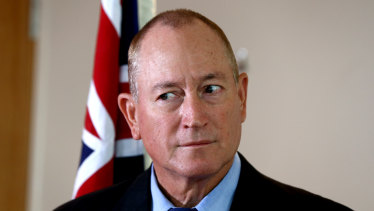 Richard Howard is employed by Senator Fraser Anning and may return to his position at the Department of Home Affairs.