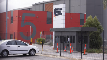 The Docklands studio that is the centre of the Masked Singer outbreak.