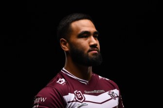 Manly player Keith Titmuss, 20, has died during a pre-season training session with the club.