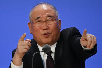 China’s special climate envoy, Xie Zhenhua