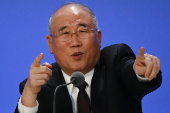 China’s special climate envoy, Xie Zhenhua: “We need to think big and feel responsible.” 
