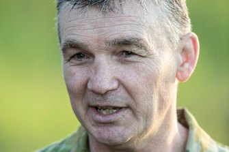 Brigadier Mick Garraway. 