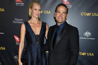 Sarah and Lachlan Murdoch, pictured in 2019, are heading to Aspen.
