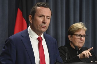 Mark McGowan announces new rules for unvaccinated people on Thursday.